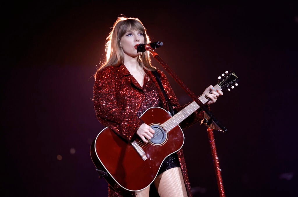 Taylor Swift performs onstage for the opening night of 